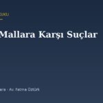 Askerî Mallara Karşı Suçlar: Zimmet, Çalma ve Eşya Kaybı (AsCK m.130-132)