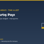 deger artis payi kapak