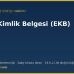 Enerji Kimlik Belgesi (EKB) — 5627 sayılı Kanun ve Binalarda Enerji Performansı Yönetmeliği