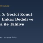 6306 m.5: Geçici Konut Tahsisi, Enkaz Bedeli ve Anlaşma ile Tahliye
