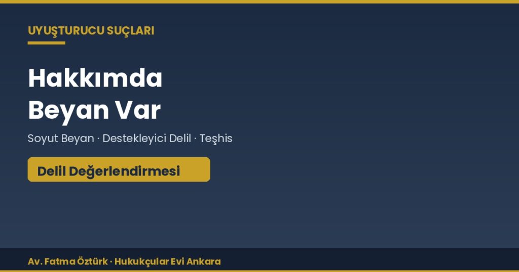 Hakkımda "Ondan Aldım" Beyanı Var: Beyanın Delil Değeri ve Savunma Hakkımda "Ondan Aldım" Beyanı Var: Beyanın Delil Değeri ve Savunma
