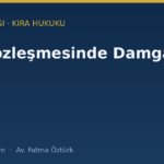 kira sozlesmesinde damga vergisi kapak