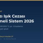 kirmizi isik cezasi kademeli sistem