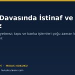 Miras Davasında İstinaf ve Temyiz: Karardan Sonra Ne Olur?