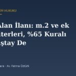 Riskli Alan İlanı: m.2 ve ek m.1 Kriterleri, Kuralı ve Danıştay Denetimi