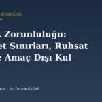 Sığınak Zorunluluğu: Muafiyet Sınırları, Ruhsat Şartı ve Amaç Dışı Kullanım
