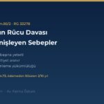 sigorta rucu davasi 2026 yeni sebepler
