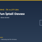tasarrufun iptali kapak