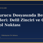 Uyuşturucu Dosyasında Beraat Sebepleri: Delil Zinciri ve On Kontrol Noktası