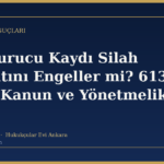 Uyuşturucu Kaydı Silah Ruhsatını Engeller mi? 6136 Sayılı Kanun ve Yönetmelik m.16