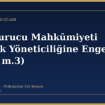 Uyuşturucu Mahkûmiyeti Dernek Yöneticiliğine Engel mi? (5253 m.3)
