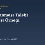 Vasi Atanması (Kısıtlama) Talebi Dilekçesi Örneği (2026) — TMK 405