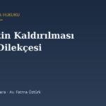 Vesayetin (Vasiliğin) Kaldırılması Talebi Dilekçesi Örneği (2026)