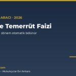 yasal faiz hesaplama kapak