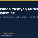 Yurt Dışında Yaşayan Mirasçının Türkiye’deki Miras İşlemleri