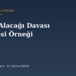 Ziynet Alacağı Davası Dilekçesi Örneği (2026) — TMK 220