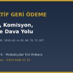 alternatif geri odeme kapak