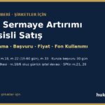 Borsadaki şirkette bedelli sermaye artırımı ve tahsisli satış: karar, kısıtlama, başvuru ve fon kullanımı