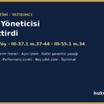 Bireysel portföy yönetimi - portföy yöneticisi zarar ettirdi, III-37.1 ve III-55.1
