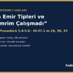 Borsada emir tipleri ve stop emrim çalışmadı - Pay Piyasası Prosedürü 5.4-5.6