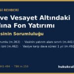 cocuk vesayet fon yatirimi veli vasi sorumlulugu
