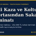 Ferdi Kaza Sigortası ve Koltuk Sigortasından Sakatlık Tazminatı 2026: Sürekli Sakatlık Oranları Tablosu, 252.000 TL Koltuk Teminatı, İstisnalar ve Trafik Tazminatıyla Birlikte Alınabilir mi?