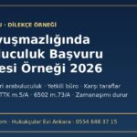 Fon uyuşmazlığında arabuluculuk başvuru dilekçesi örneği 2026 - tüketici ve ticari arabuluculuk