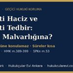 fon davasinda ihtiyati haciz tedbir