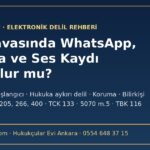 Fon davasında WhatsApp yazışması, e-posta ve ses kaydı delil olur mu rehberi 2026