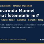 fon zararinda manevi tazminat
