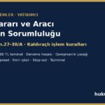 Forex kaldıraçlı işlem zararı ve aracı kurumun sorumluluğu - SPK III-37.1