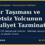 Hatır Taşıması ve Ücretsiz Yolcunun Maluliyet Tazminatı 2026: KTK m.87, TBK m.51 Hakkaniyet İndirimi, Menfaat Varsa Hatır Yok, Emniyet Kemeri ve Alkollü Sürücüde Müterafik Kusur