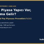 Hissede piyasa yapıcı ne demek - Borsa İstanbul Pay Piyasası Prosedürü 5.3.1