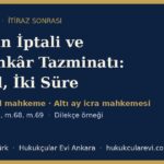 itirazin iptali icra inkar tazminati