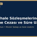 Kamu ihale sözleşmelerinde gecikme cezası ve süre uzatımı — 4735 sayılı Kanun