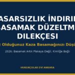 Hasarsızlık İndirimi Basamak Düzeltme Dilekçesi
