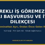 Sürekli İş Göremezlik Geliri Başvurusu ve İtiraz Dilekçesi