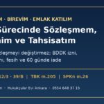 Katılımevim ve Birevim Emlak Katılım devri: sözleşme, birikim ve tahsisat tarihi ne olur