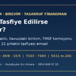 Katılımevim veya Birevim tasfiye edilirse ne olur: finansman hakkı, tasarruf fon havuzu, TMSF tasfiye komisyonu ve 2021 emsali