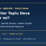 Katılımevim ve Birevim müşterileri toplu dava açabilir mi: birlikte dava ve dernek davası