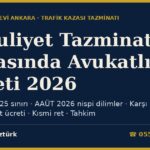 Maluliyet Tazminatı Davasında Avukatlık Ücreti 2026: Avukatlık Kanunu m.164 ( Sınırı), AAÜT 2026 Nispi Dilimleri, Karşı Taraf Vekâlet Ücreti, Kısmi Ret ve Sigorta Tahkim