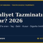 Maluliyet Tazminatı Ne Kadar? 2026 Trafik Kazası: %5'ten 0'e Oran, Yaş ve Gelire Göre Örnek Hesaplar
