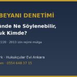 saglik beyani denetimi kapak