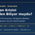 SPK fon krizini önceden biliyor muydu: 2 Aralık 2025 FİK tavsiyesi, 28 Ağustos 2026 Rehberi ve 17 Eylül 2026 kapatması zaman çizelgesi