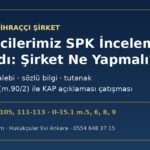 Hissesi fon portföyündeki şirketin yöneticileri SPK incelemesine çağrıldı: bilgi-belge talebi, sözlü bilgi ve tutanak, SPKn m.90/2 sır saklama ile KAP açıklaması çatışması