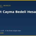 Taahhüt cayma bedeli hesaplama aracı