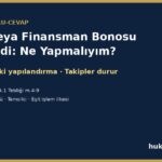Tahvil veya finansman bonosu ödenmedi: borçlanma aracı sahipleri kurulu, üçte iki yapılandırma kararı ve icra takiplerinin durması