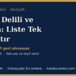 tanik delili ve yemin