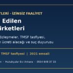 Tasfiye edilen evim şirketleri ve izinsiz tasarruf finansman: devredilen sözleşmeler ve haklar