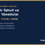 Teminatlı tahvil ve teminat yöneticisi 2026: SPKn m.31/B ve II-31/B.1